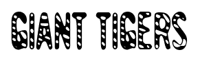 Giant Tigers font